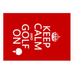 Keep Calm and Golf On - available in all colours Business Card