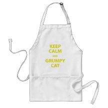 Keep Calm and Grumpy Cat Aprons
