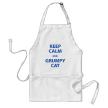 Keep Calm and Grumpy Cat Aprons