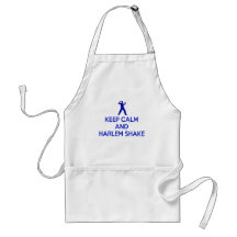 Keep Calm and Harlem Shake Aprons