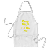 Keep Calm and Ho Ho Ho Aprons