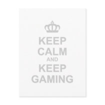 Keep Calm And Keep Gaming - Gamer Video Games Geek Post Card