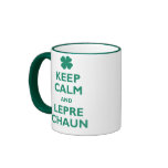 Keep Calm and Lepre Chaun mugs