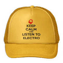 Keep Calm And Listen To Electro Mesh Hat