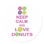 Keep Calm and Love Doughnuts Unique Doughnut Gift