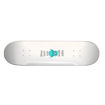 Keep calm and love owls skate board