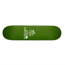 Keep Calm and Love Tortoises (any color) Skateboard Decks