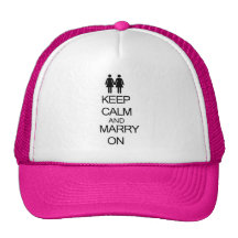 Keep Calm and Marry On Mesh Hat