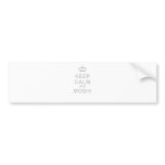Keep Calm And Mosh - Emo Rock Grunge Punk Dance Bumper Stickers