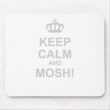 Keep Calm And Mosh - Emo Rock Grunge Punk Dance Mouse Pads