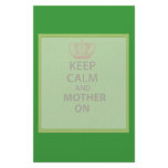 Keep Calm and Mother on Personalized Stationery