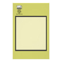 Keep Calm and Mother On Stationery Paper