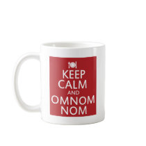 Keep Calm and Omnom Nom Mugs