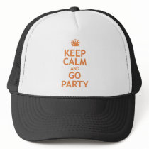 keep calm and party on hats