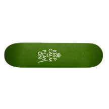 Keep Calm and Play On (Bassoon)(any color) Skate Board Decks