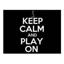 Keep Calm and Play On Handbells Post Card