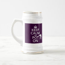 Keep Calm and Pot On (Snooker/Pool) Mug