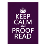 Keep Calm 'and' Proofread (adn) (in any colour) Announcements