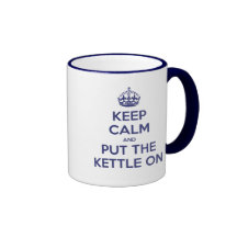 Keep Calm and Put The Kettle On Coffee Mugs