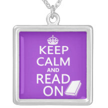 Keep Calm and Read On Jewelry