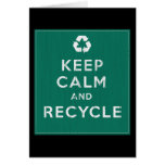 Keep Calm and Recycle cards