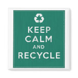 Keep Calm and Recycle magnets