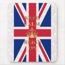 Keep calm and reign on mouse pads