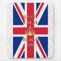 Keep calm and reign on mouse pads
