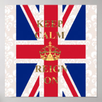 Keep calm and reign on print