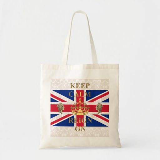 Keep calm and reign on tote bag