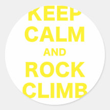 Keep Calm and Rock Climb Sticker