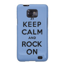 Keep calm and rock on galaxy s2 covers