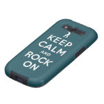 Keep calm and rock on galaxy s3 case