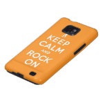 Keep calm and rock on galaxy SII covers