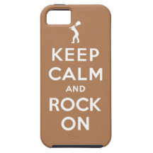 Keep calm and rock on iPhone 5 case