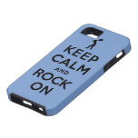 Keep calm and rock on iPhone 5 cover