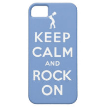 Keep calm and rock on iPhone 5 covers