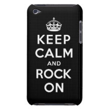 Keep Calm and Rock On iPod Case-Mate Case