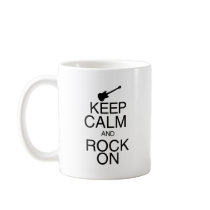 Keep Calm and Rock On Coffee Mug