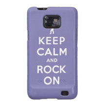 Keep calm and rock on samsung galaxy s case