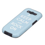 Keep calm and rock on samsung galaxy SIII case