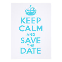 KEEP CALM and SAVE the DATE - Linen Announcement