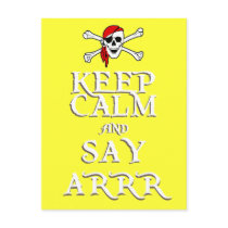 KEEP CALM and SAY ARRRR in colours