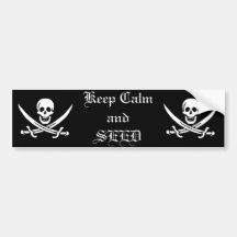 Keep Calm and Seed Sticker Bumper Sticker