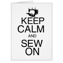 Keep Calm and Sew On
