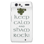 Keep Calm and Sham Rock! Motorola Droid RAZR Case