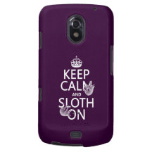 Keep Calm and Sloth On Samsung Galaxy Nexus Covers