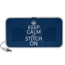 Keep Calm and Stitch On (all colours) Speakers
