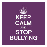 KEEP CALM AND STOP BULLYING posters