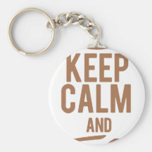   Keep Calm And Take Care Keychains
